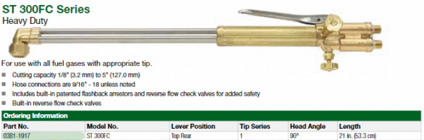 Victor Heavy Duty 21″ Straight Cutting Torch - Image 3
