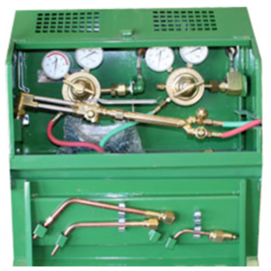 Saf-T-Cart 1324 IIE-FW 24″ Cylinder Cart w/ Fire Wall-Lift Eye and Lockable Regulator Tool Cabinet