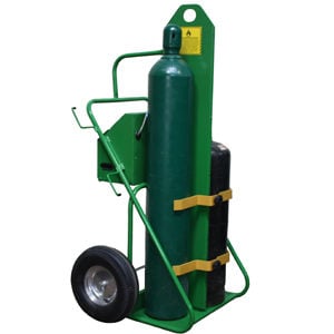 Saf-T-Cart 1324 IIE-FW 24″ Cylinder Cart w/ Fire Wall-Lift Eye and Lockable Regulator Tool Cabinet
