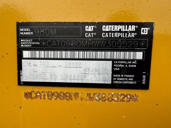 Caterpillar 980M Loader For Sale - Image 5