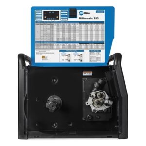 Miller Millermatic 255 MIG/Pulse MIG Welder w/ Dual Cylinder EZ-Latch™ Running Gear- 208/240V