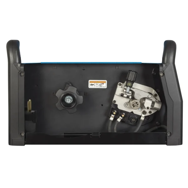 Miller Millermatic 211 MIG Welder with Running Gear/Cylinder Rack - Image 5