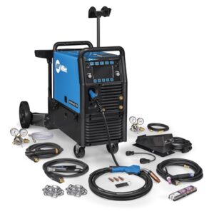 Miller Multimatic 255 Multiprocess Welder w/ EZ-Latch™ Dual Cylinder Cart & TIG Kit – 208-575V