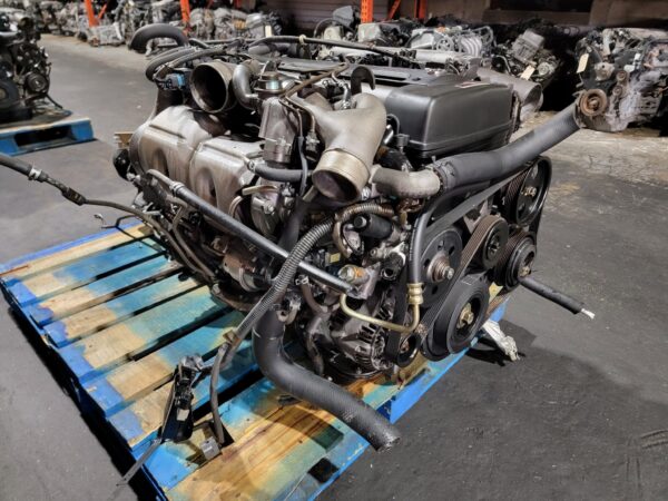 Toyota 2JZGTE 2JZ Aristo Supra 3.0L Twin Turbo Engine Transmission JDM 0097260 - Image 7