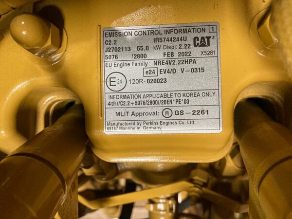 Caterpillar C2.2 74Hp Diesel Engine | New 2022 - Image 7