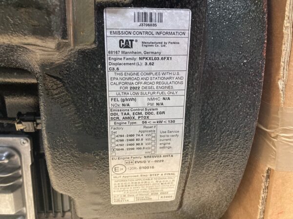 Caterpillar C3.6 134Hp Diesel Engine | New 2022 - Image 7