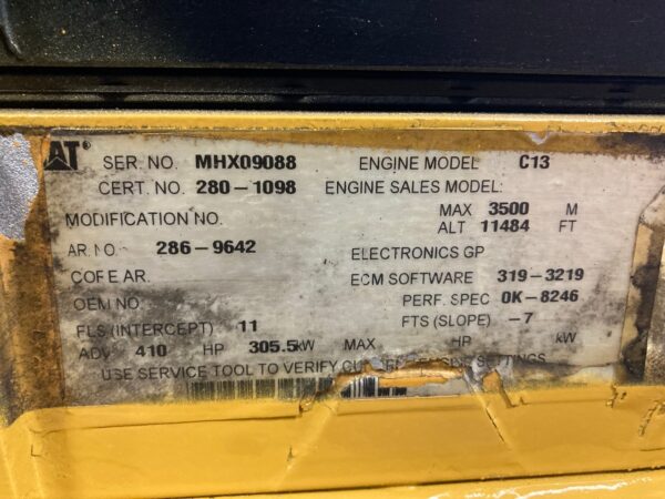 2009 Caterpillar C13 Industrial Engine w/New Rods & Mains - Image 5