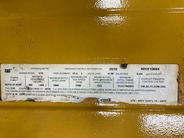 2010 Caterpillar C13 Industrial Engine w/New Rods & Mains - Image 5