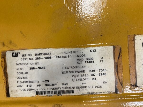 2010 Caterpillar C13 Industrial Engine w/New Rods & Mains - Image 6