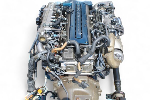Toyota JDM 2JZGTE 2JZ 3.0L Turbo VVTI Supra Engine 6SPD Trans Loom ECU 0706942 - Image 2