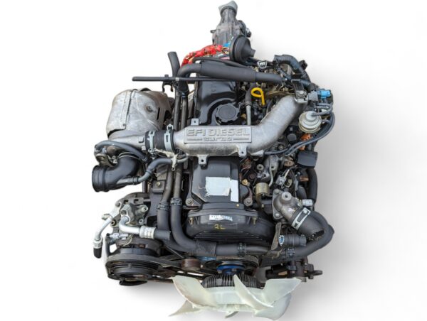 Toyota JDM 2LTE LXS11 2.4L Turbo Diesel Engine Transmission Crown Comfort 453730 - Image 2