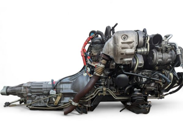 Toyota JDM 2LTE LXS11 2.4L Turbo Diesel Engine Transmission Crown Comfort 453730 - Image 4