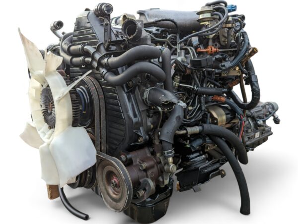 Toyota JDM 2LTE LXS11 2.4L Turbo Diesel Engine Transmission Crown Comfort 453730 - Image 8