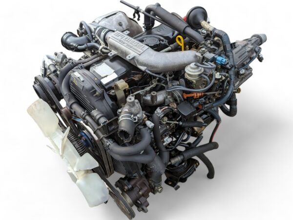 Toyota JDM 2LTE LXS11 2.4L Turbo Diesel Engine Transmission Crown Comfort 453730 - Image 9