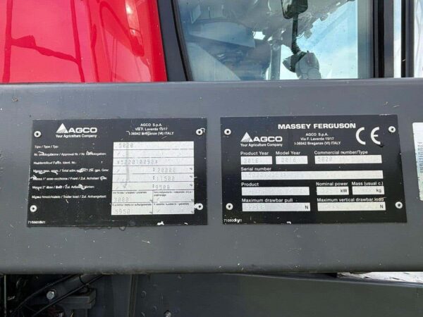MASSEY FERGUSON 9380 DELTA Combine Harvester, Hybrid, Year 2016, Only 752 drum hours - Image 9