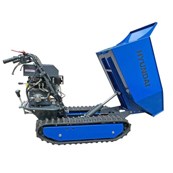 Hyundai 196cc Petrol 500kg Payload Tracked Mini Dumper / Power Barrow / Transporter | HYTD500 - Image 2
